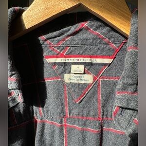 Tommy Hilfiger Mens Medium Grey Flannel with Red/White detail